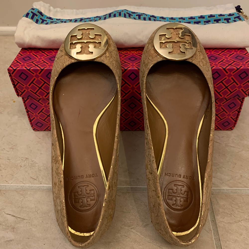 Tori Burch Reva Cork Ballet Flat